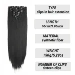 kf-S48509992904540a7be21cbcf07edfa7cu-22Inchs-16-Clips-in-Hair-Extensions-Long-Straight-Hairstyle-Synthetic-Blonde-Black-Hairpieces-Heat-Resistant-False