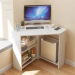Home Desktop Computer Desks Small Apartment Desk Triangle Study Desk Corner Computer Desk Home Living Room Bedroom Writing Desks
