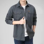 kf-S956ae58cad3d44d181e009c4dddba1aaj-100-Cotton-Men-s-Shirt-Solid-Color-Multi-Pocket-High-Quality-Cargo-Shirts-Fashion-Outdoor-Casual