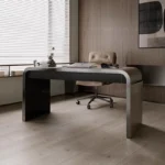 Luxury Modern Study Saddle Leather Room Desks Home Computer Laptop Office Desk Organizer Conference Tables Tafel Furniture AA