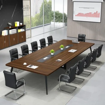 China Supplier 4m 5m 10 Person Wooden Conference Table Meeting Desk Office Boardroom Conference Meeting Table Desk