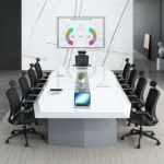 HYZ18 Commercial Furniture Meeting Room Wooden Modern Office Conference Table PC meeting table