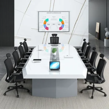 HYZ18 Commercial Furniture Meeting Room Wooden Modern Office Conference Table PC meeting table