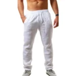 kf-S543d36109f1e4598a0dbee7ab135b701u-Men-Sports-Jogging-Sweatpants-Splicing-Casual-Pure-Color-Cotton-Linen-Straight-Trousers-Large-Size-Home-Long