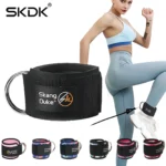 Fitness Equipment Gym Ankle Strap Padded Double D-ring Adjustable Ankle Weight Leg Training Brace Support Sport Safety Abductors