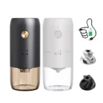 kf-S75e2796edba94e6d89b7fda49b9f23c28-Autostop-Coffee-Grinder-Charged-Professional-Stronger-Adjustable-SUS-Core-Grinding-Machine-Portable-Vacation-Travel-Cafe-Grinder