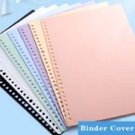 kf-S76b6c296e1f546969fd4f47d5af00487I-School-Binder-2PCS-Loose-leaf-Paper-Cover-A5-B5-A4-Thickened-Frosted-Budget-Binder-Replaceable-School