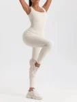 kf-S020ef6165e7b49fe8271de42ad063cc0k-Solid-Color-Ribbed-Yoga-Jumpsuit-Seamless-Slim-Fit-Long-Sleeve-Sports-Bodysuit-Women-s-Sports-Shapewear