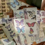 kf-S0c95a6259a244e09af1517f444ecfe4d9-4-Style-360sheets-book-Material-Book-Retro-Collector-s-Series-Ins-Flower-Butterfly-Simple-Handbook-Base