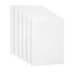 6pcs Canvas Panels, Gesso Primed White Blank Canvas for Painting - Cotton Art Supplies Canvas Board for Acrylic Paints