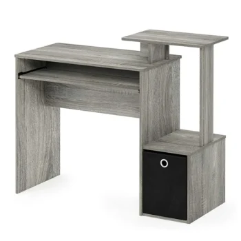 Multipurpose Home Office Computer Writing Desk, Student Desk With Storage And Shelves