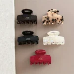 Vintage Acetate Hair Claw Medium Size Rectangle Dragon Shark Clip Hair Clamps Grab Women Hair Accessories Hair Clips