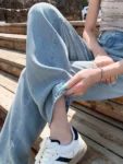 kf-Sa0ef3be7a3ba4a128a80dd89316a5197R-Woman-High-Waist-Vintage-Nostalgic-Thin-Trousers-Female-Tencel-Cotton-Loose-Washed-Streetwear-Jeans-Retro-Blue
