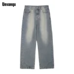 kf-S8f3cc4fec6bc4f548ab946cbcc6f6961t-Unvanqu-American-Retro-Y2K-Reverse-Wear-Jeans-Spring-Street-Fashion-Casual-Straight-Loose-Wide-Leg-Floor