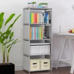 Mobile Shelf for Books Shelves Desktop Bookcase With Doors Storage Organizer Furniture Bookends Librero Children's Bookcases