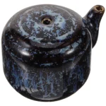 Ceramic Inkstone Drops Chinese Painting Supply Calligraphy Water Dropper Pot Brush Washer Container Blue Kettle