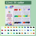kf-S9647f4ad10d046088ff533564f0f3ccar-Acrylic-Paint-12-18-24-36-Colors-12ml-Tube-Acrylic-Paint-Set-Paint-for-Clothing-Painting