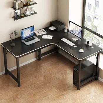 Modern Corner Computer Desks Durable Wood L-shaped PC Gaming Tables for Home Office Creative Bedroom Study Laptop Desk h