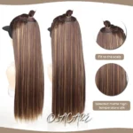 kf-S5f3db3ea1d3f4351a6a6a54aabce7c61G-32inch-Synthetic-Hair-Extensions-One-piece-5-Clips-Long-Straight-High-Temperature-Fiber-Black-Brown-Hairpiece