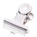 6pcs / Set Deli 9525 Metal Bulldog Clips 29mm For Paper Pictures Crafts Hanging Art Clamp Office Supplies Stationery