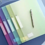 A4 Clipboard File Folder PP Plastic Loose Leaf File Binder Paper Memo Clip Test Paper Stationery Organizer School Office Supply