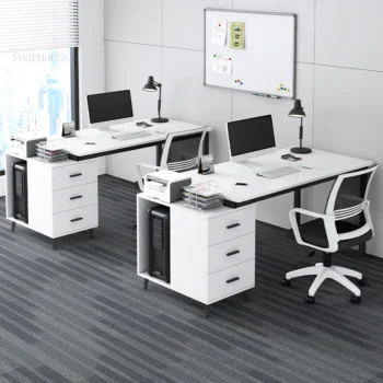Modern Simple Office Desks Staff Desktop Computer Table Household Single Desk and Chair Set Multi-person Office Conference Table