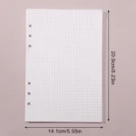 kf-S4d427679def8432e9c480f86be5c3fcdm-A5-Loose-Leaf-Notebook-Refill-45Sheet-Spiral-Binder-Paper-Index-Inside-Page-Dot-Grid-Blank-Stationery