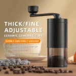 1pc Manual Coffee Grinder Portable Grinder Home Outdoors Travel Hand Crank Coffee Grinder Adjustable Bean Grinder