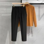 kf-S52bdcb5015154dd291e29b5acfa07283E-Autumn-Men-s-Pants-Fashionable-Elastic-Waist-Drop-Straight-Leg-Pants-Simple-Casual-Solid-Color-Pants