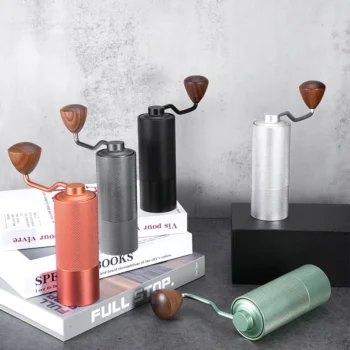 Mini Portable Manual Grinder Bean Milling Stainless Steel Coffee Grinders Coffee Bean Grinder Aluminum Manual Coffees grinders