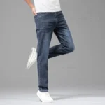 kf-S27792fab56664f58a5c10870f73425a0l-Summer-Thin-Men-s-Elastic-Cotton-Jeans-Fashion-Gray-Comfortable-Business-Straight-Casual-Pants-Brand-Male