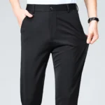 kf-S2495606e3c58457080e66623c12f91a46-Male-Casual-Pants-Men-s-Business-Formal-Suit-Pants-Office-Straight-Pants-Regular-Fit-Spandex-Long
