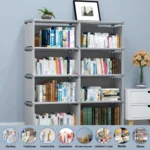 kf-S9057f7b02272403e980fc5e5de99853dl-Multi-layer-Bookshelf-Simple-Floor-To-Ceiling-Bookcase-Desk-Children-Bookcase-Living-Room-Shelving-Racks-Combination