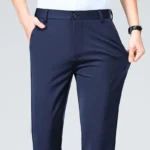 kf-S2495606e3c58457080e66623c12f91a46-Male-Casual-Pants-Men-s-Business-Formal-Suit-Pants-Office-Straight-Pants-Regular-Fit-Spandex-Long