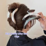 Women High Quality Hair Clips Alloys Crab Hair Clip Girl's Metal Hair Accessories New Trendy Claw Clips Headwear Hairclip