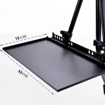 33X15CM Big Size Detachable Easel Tray Shelf Replacement Sketch Rack Storage for Artists PP Plastics Black DIY Use Drop Shipping