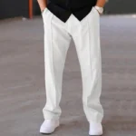 2024 New Pants Men's Spring/Summer Loose Straight Leg Sports and Leisure Pants American Long Leg Pants