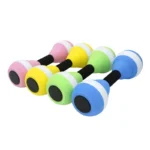 EVA Foam Barbells Water Aerobics Equipment Water Dumbbells for Pool, Pool Weights Water Exercise Equipment Set for Pools