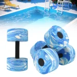 2Pcs Water Dumbbells Aquatic Exercise Dumbbells Waterproof Water Aquatic Exercise Dumbbell Set Quick Dry for Pool