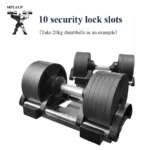 MIYAUP-Cast Iron Weight Adjustable Dumbbells, Commercial, Hot Selling, Foreign Trade