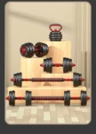 Dumbbell men's fitness home equipment adjustable weight barbell kettlebell set for exercise