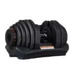 40kg, white line, black color dumbbell