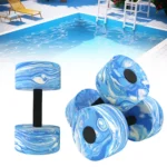 2Pcs Water Dumbbells Water Fitness Equipment Waterproof Water Aquatic Exercise Dumbbell Set Quick Dry for Fitness Workout