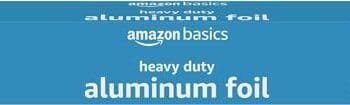 Amazon Basics Heavy Duty Aluminum Foil, 125 Sq Ft, Pack of 1 Health & Household