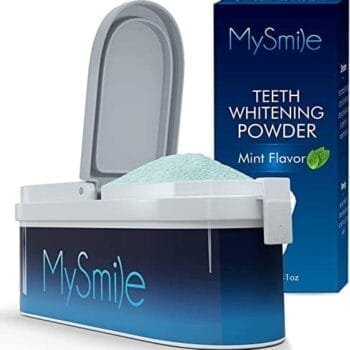 MySmile Teeth Whitening Powder for Tooth Whitening, Toothpaste Natural Powder Teeth Whitener, Enamel Safe Whitening Tooth Cleaning Powder, Tooth Stain Remover and Polisher, Fresh Mint Health & Household