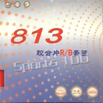 2 pieces Meteor LiuXing 813 table tennis pingpong rubber with sponge 1 red and 1 black