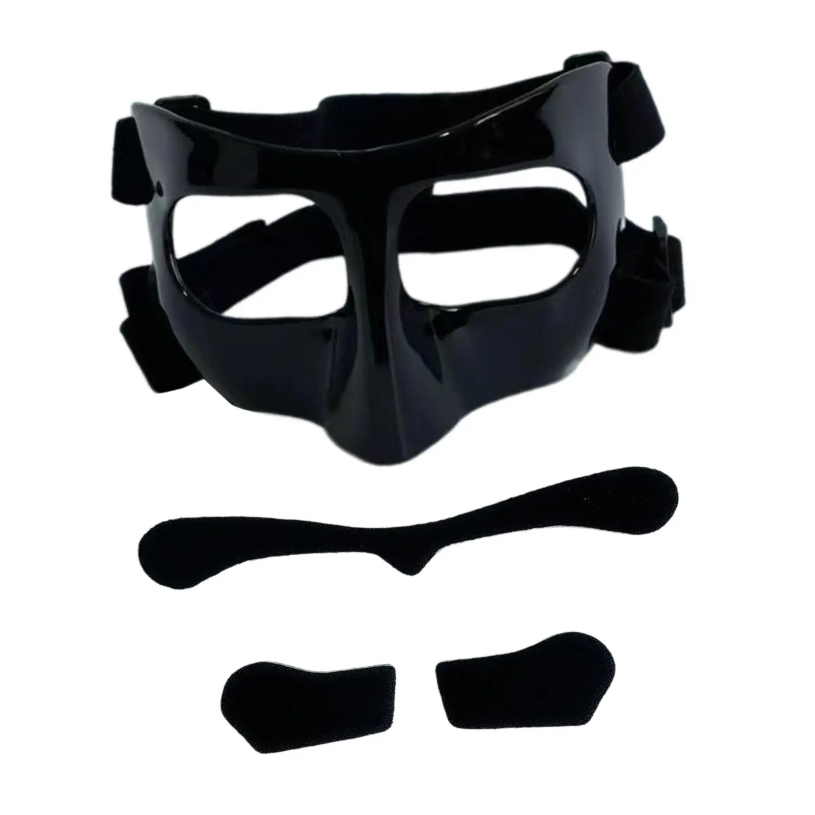 Basketball Mask Men Women Protective Facial Cover Basketball Nose Guard Face Mask for Boxing Football Exercise Softball Athletes