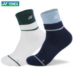 YONEX New Professional Badminton Socks Durable Thick Bottom Non-slip Breathable Towel Socks Men and Women's Mid-tube