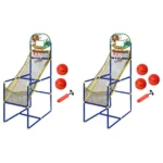 Arcade Basketball Game Set with Balls and Hoop Kids Basket Goal Sport Play for