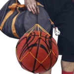 Single Ball Carrier Heavy-duty Basketball Ball Carry Mesh Storage Net Bag Single Football Holder For Footballs Basketballs